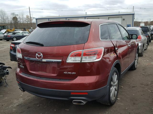 JM3TB38V280158125 - 2008 MAZDA CX-9 MAROON photo 4