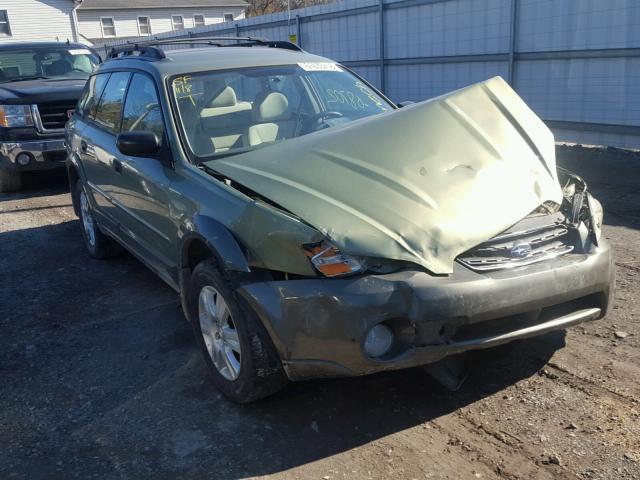 4S4BP61C157377687 - 2005 SUBARU LEGACY OUT GREEN photo 1