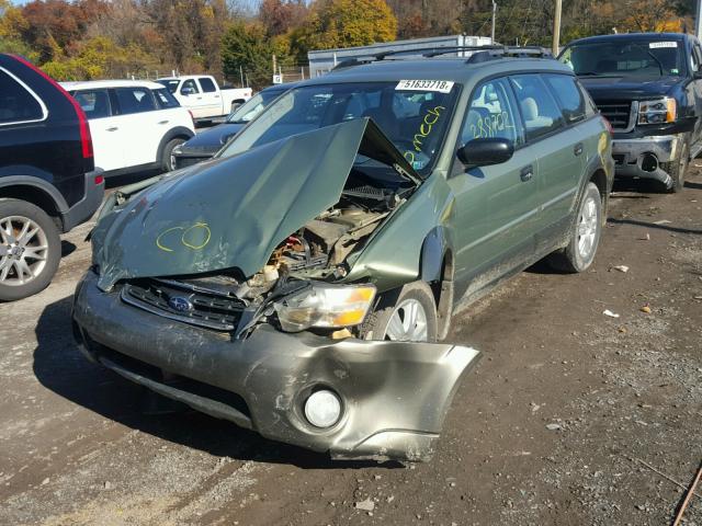 4S4BP61C157377687 - 2005 SUBARU LEGACY OUT GREEN photo 2