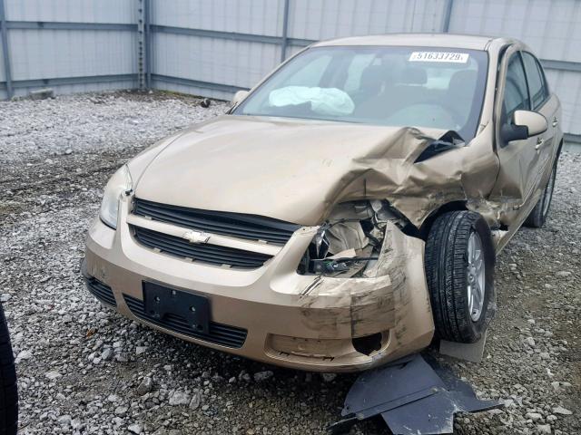 1G1AL52F357548219 - 2005 CHEVROLET COBALT LS GOLD photo 9