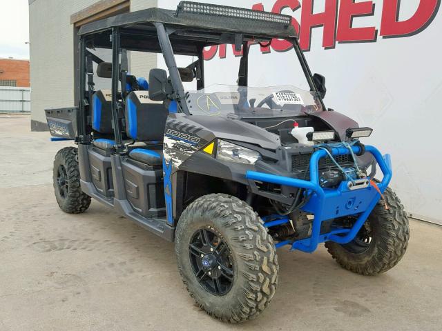 4XARVM993H8051417 - 2017 POLARIS RANGER CRE BLUE photo 2