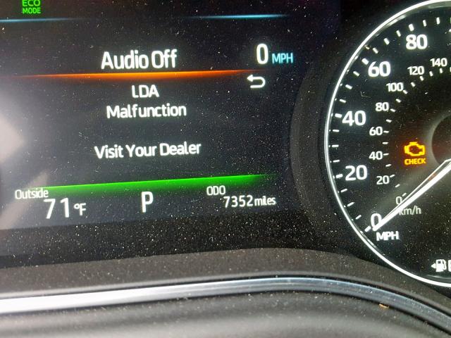 4T1B21FB0KU008060 - 2019 TOYOTA AVALON XLE BLACK photo 8