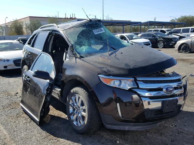 2FMDK4KC8DBA14836 - 2013 FORD EDGE LIMIT BROWN photo 1