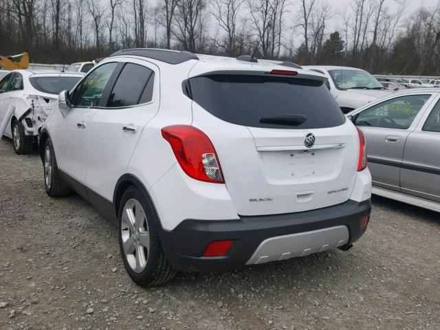 KL4CJASB4GB636878 - 2016 BUICK ENCORE WHITE photo 3