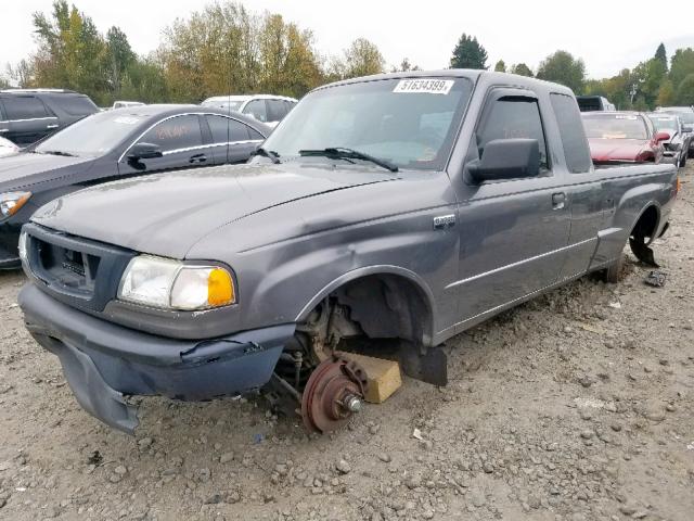 4F4YR46UX7PM04314 - 2007 MAZDA B3000 CAB GRAY photo 2