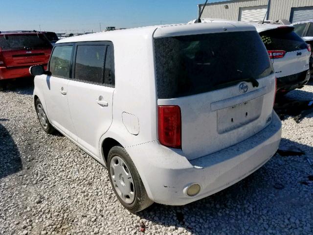 JTLKE50E881048195 - 2008 TOYOTA SCION XB თეთრი ფოტო 3