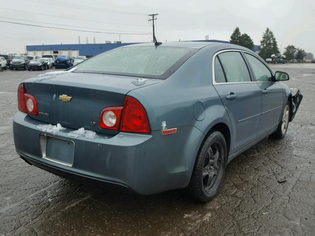 1G1ZG57B39F260239 - 2009 CHEVROLET MALIBU LS 绿色 照片 4