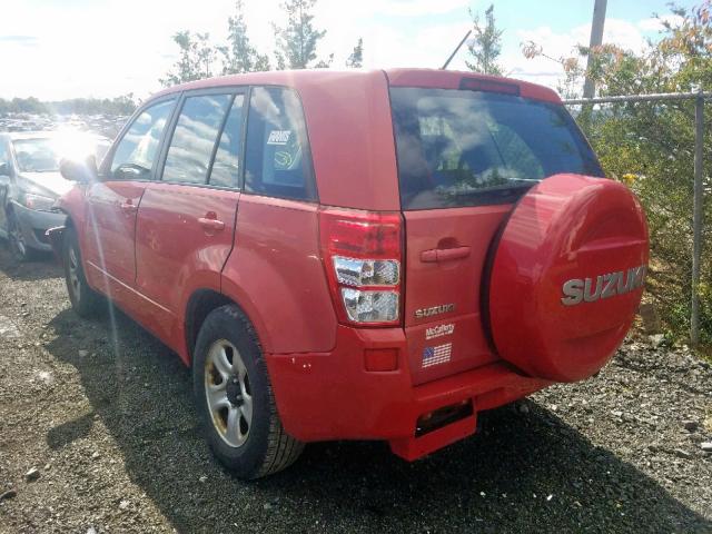 JS3TD941284100115 - 2008 SUZUKI GRAND VITA RED photo 3