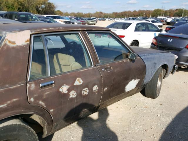 1G1BN51E1KR111116 - 1989 CHEVROLET CAPRICE CL BROWN photo 10