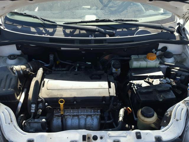 KL1TD5DE5BB245198 - 2011 CHEVROLET AVEO LS WHITE photo 7