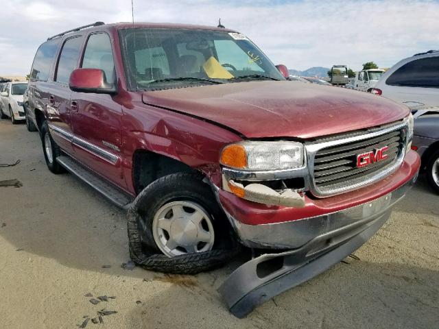 3GKEC16Z55G202266 - 2005 GMC YUKON XL C RED photo 1