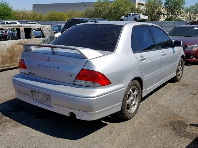 JA3AJ86E12U056266 - 2002 MITSUBISHI LANCER OZ SILVER photo 4