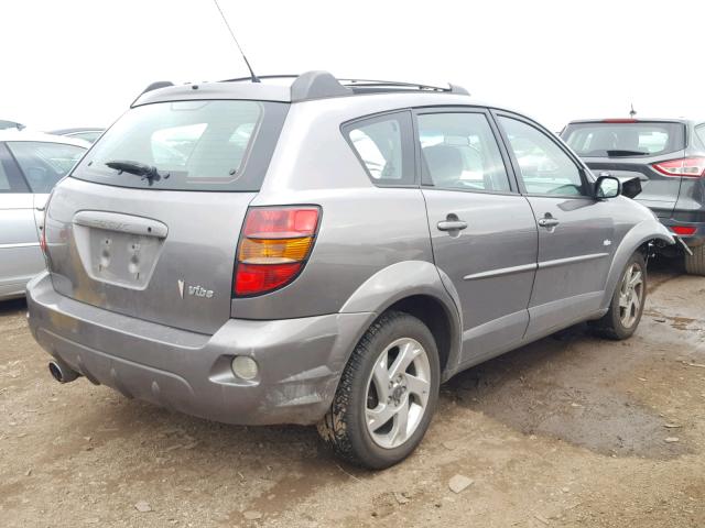 5Y2SL62874Z465611 - 2004 PONTIAC VIBE GRAY photo 4