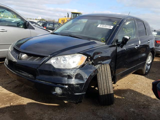 5J8TB18218A003001 - 2008 ACURA RDX BLACK photo 2