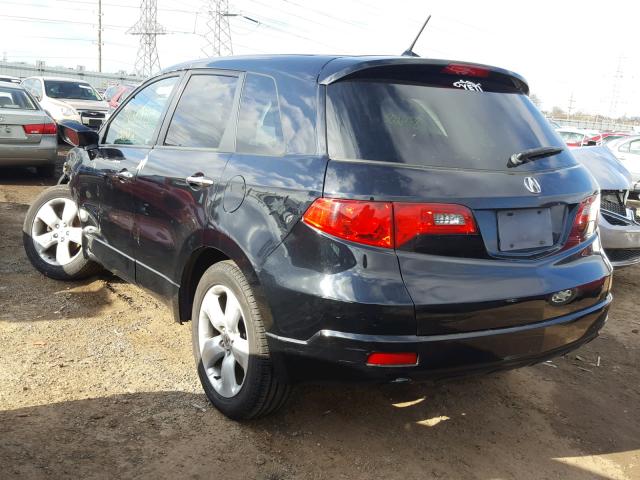 5J8TB18218A003001 - 2008 ACURA RDX BLACK photo 3