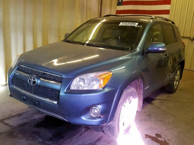 2T3DF4DV6CW235886 - 2012 TOYOTA RAV4 LIMIT BLUE photo 2