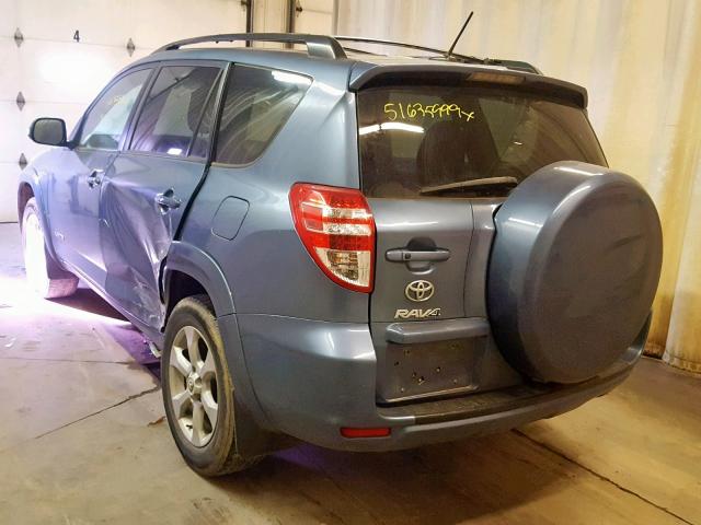 2T3DF4DV6CW235886 - 2012 TOYOTA RAV4 LIMIT BLUE photo 3