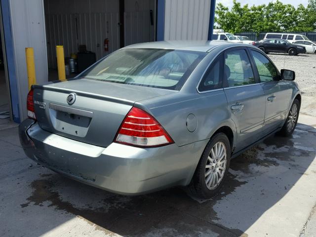 1MEFM42115G624267 - 2005 MERCURY MONTEGO PR მწვანე ფოტო 4