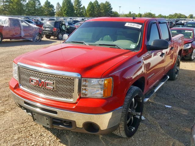 3GTEK23M39G223152 - 2009 GMC SIERRA K15 RED photo 2