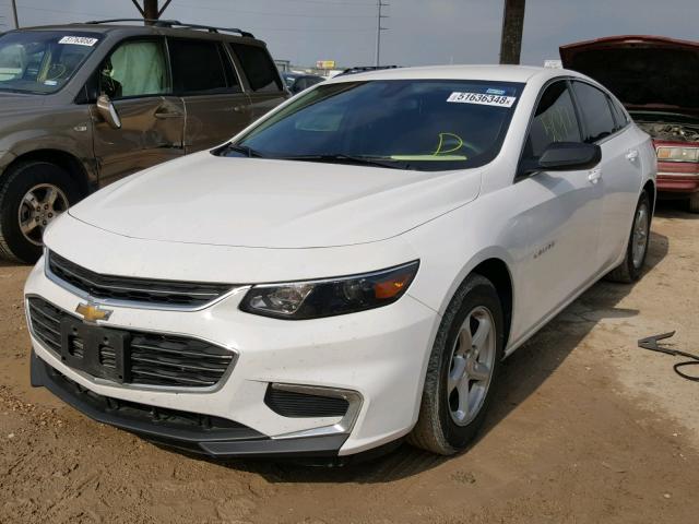 1G1ZB5ST1JF121066 - 2018 CHEVROLET MALIBU LS 白色 照片 2