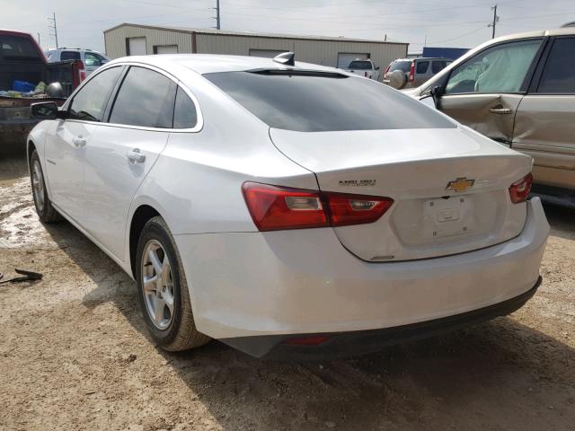 1G1ZB5ST1JF121066 - 2018 CHEVROLET MALIBU LS 白色 照片 3