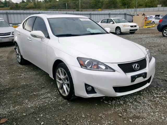 JTHCF5C2XC5054644 - 2012 LEXUS IS 250 WHITE photo 1