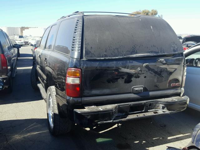 1GKEK63U53J139805 - 2003 GMC YUKON DENA BLACK photo 3