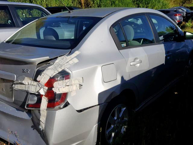 3N1AB6AP8CL766727 - 2012 NISSAN SENTRA 2.0 SILVER photo 4