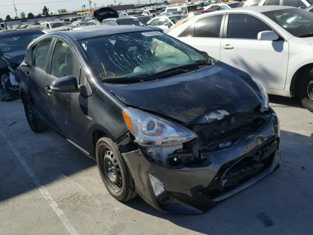 JTDKDTB35F1105593 - 2015 TOYOTA PRIUS C BLACK photo 1