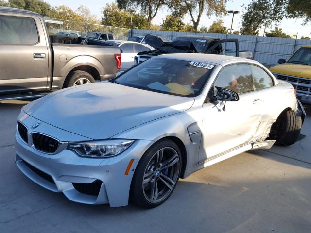 WBS3U9C50FP967813 - 2015 BMW M4 SILVER photo 2