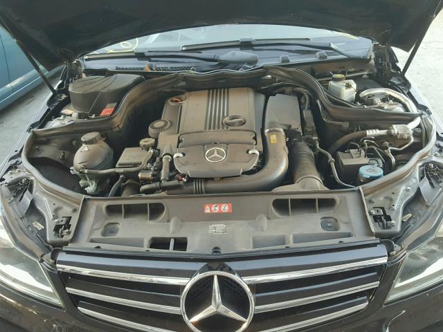 WDDGF4HB6EG204087 - 2014 MERCEDES-BENZ C 250 BLACK photo 7