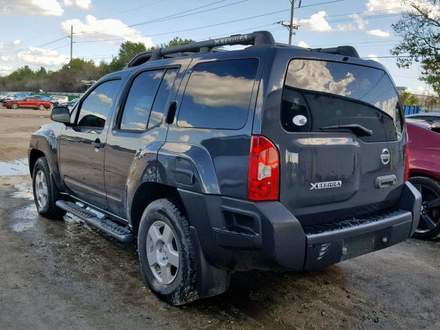 5N1AN08U48C537313 - 2008 NISSAN XTERRA CHARCOAL photo 3