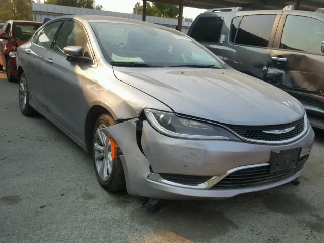 1C3CCCAB1FN702012 - 2015 CHRYSLER 200 LIMITE GRAY photo 1