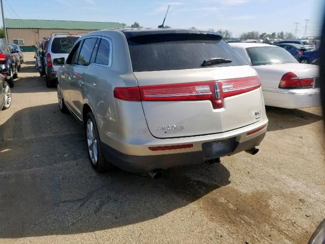 2LMHJ5AT6ABJ03218 - 2010 LINCOLN MKT TAN photo 3