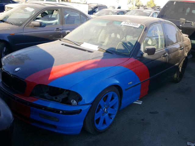 WBAAM5332XKG08306 - 1999 BMW 328I BLACK photo 2