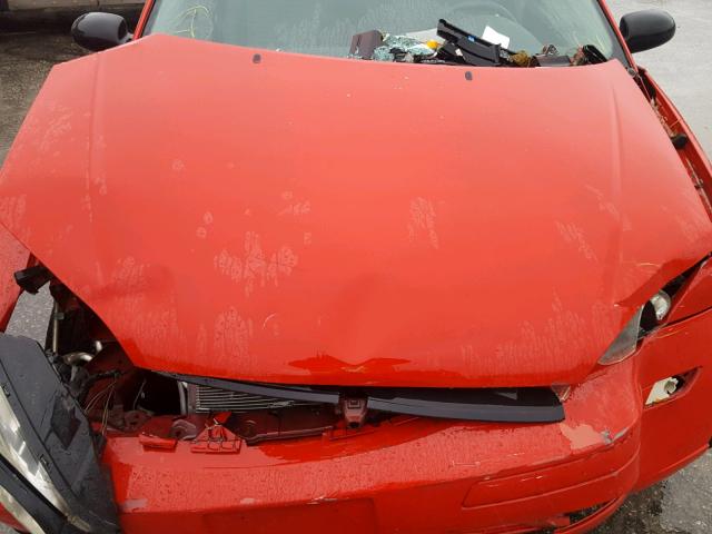 1FAFP34N06W120521 - 2006 FORD FOCUS ZX4 RED photo 7