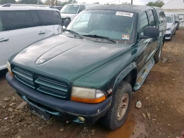 1B7GG2AX6YS777607 - 2000 DODGE DAKOTA QUA CHARCOAL photo 2