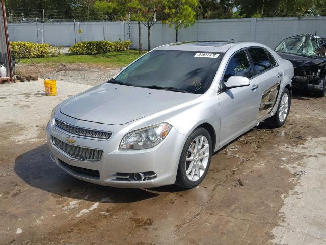 1G1ZG5E70CF127430 - 2012 CHEVROLET MALIBU LTZ ვერცხლისფერი ფოტო 2