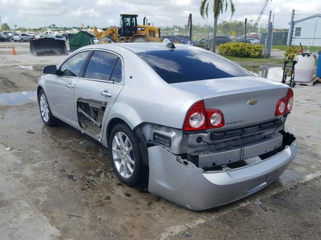 1G1ZG5E70CF127430 - 2012 CHEVROLET MALIBU LTZ ვერცხლისფერი ფოტო 3