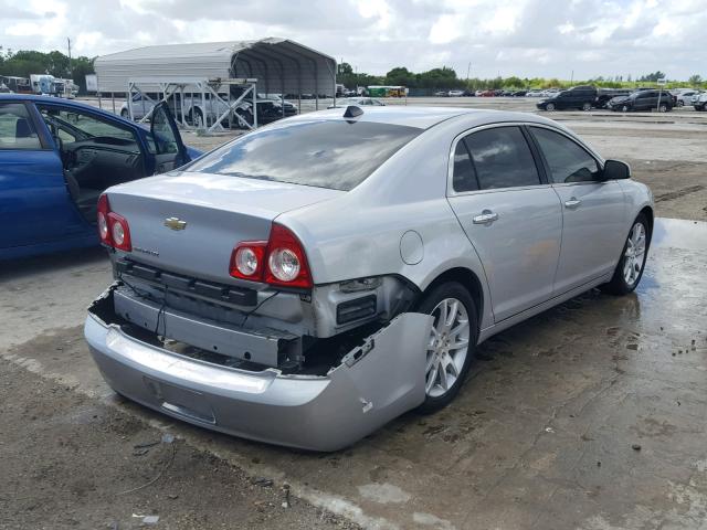1G1ZG5E70CF127430 - 2012 CHEVROLET MALIBU LTZ ვერცხლისფერი ფოტო 4