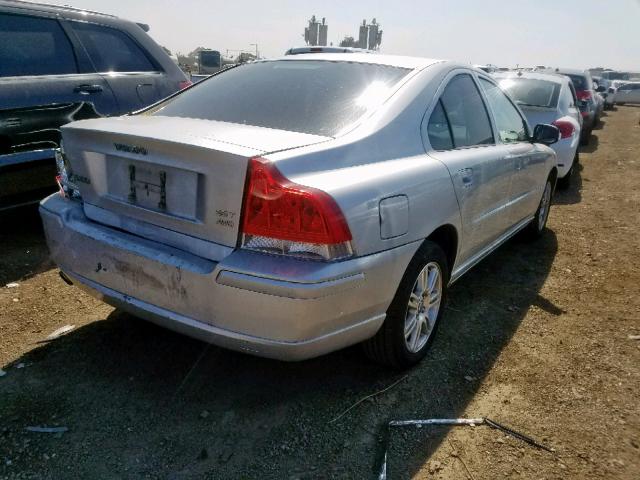 YV1RH592472603768 - 2007 VOLVO S60 2.5T SILVER photo 4