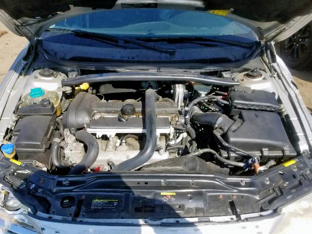 YV1RH592472603768 - 2007 VOLVO S60 2.5T SILVER photo 7