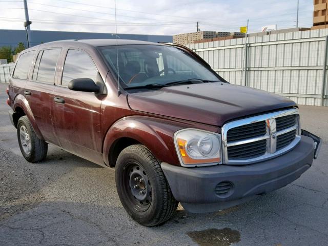 1D4HD38N25F548677 - 2005 DODGE DURANGO ST MAROON photo 1