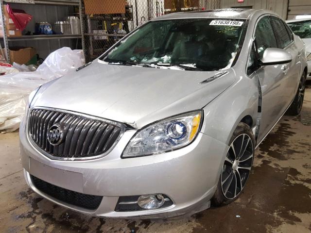 1G4PR5SK7H4108342 - 2017 BUICK VERANO SPO SILVER photo 2