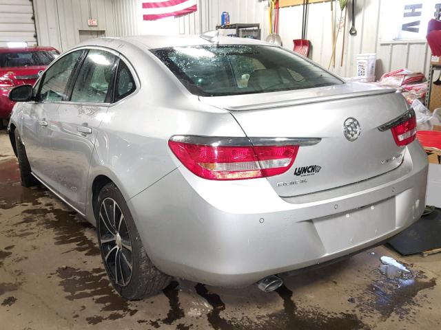 1G4PR5SK7H4108342 - 2017 BUICK VERANO SPO SILVER photo 3