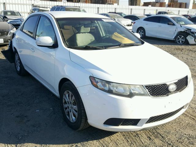 KNAFU4A29A5112898 - 2010 KIA FORTE EX WHITE photo 1