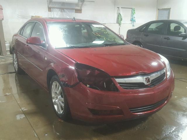 1G8ZS57N88F126996 - 2008 SATURN AURA XE RED photo 1