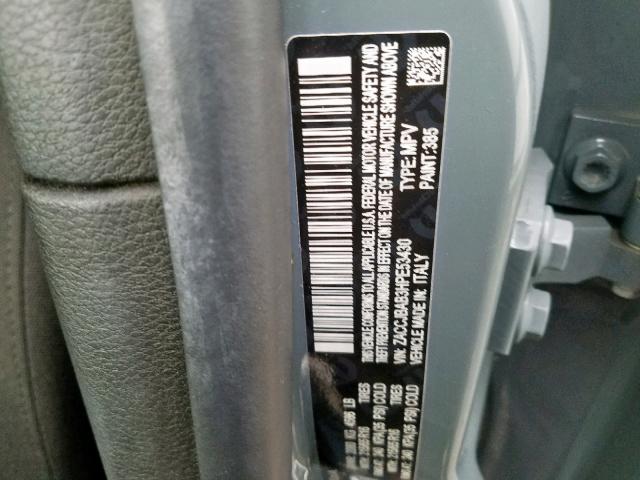 ZACCJBAB3HPE53430 - 2017 JEEP RENEGADE S Boz foto 10