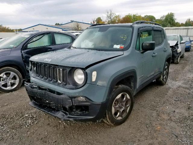 ZACCJBAB3HPE53430 - 2017 JEEP RENEGADE S Boz foto 2