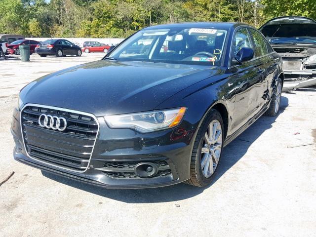 WAUHGAFC1CN035267 - 2012 AUDI A6 PRESTIG BLACK photo 2